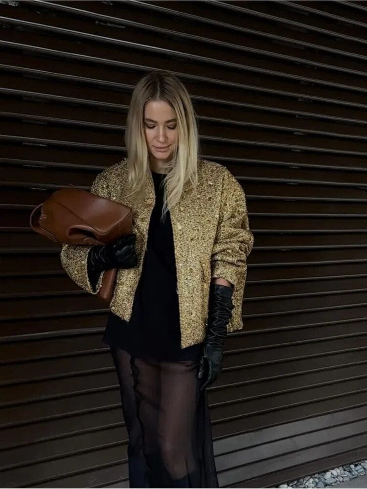 EB | Glitzer Bomberjacke
