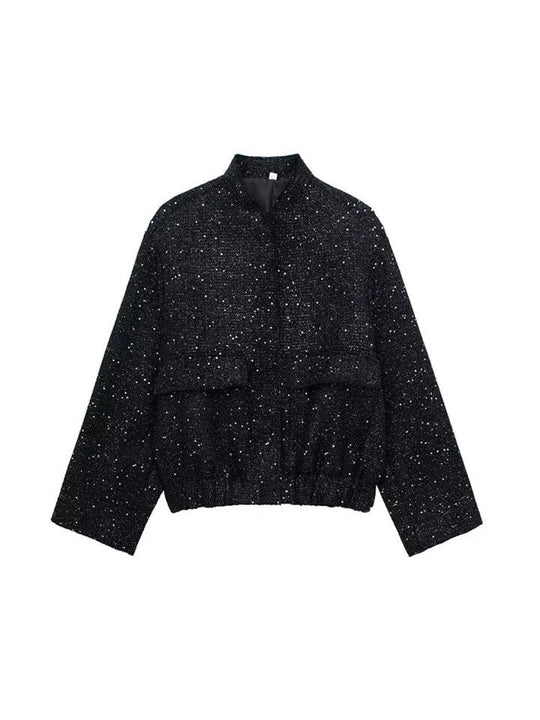 EB | Glitzer Bomberjacke
