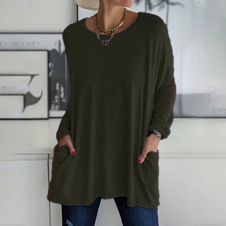 EB | Übergroßer Lässiger Warmer Pullover