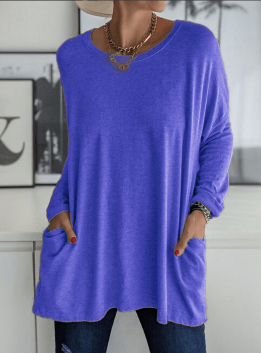 EB | Übergroßer Lässiger Warmer Pullover