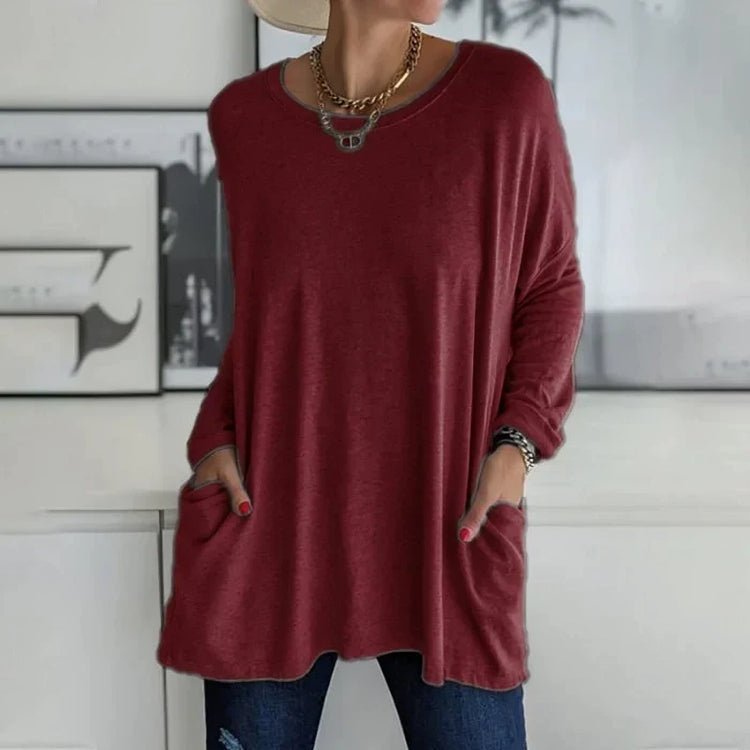 EB | Übergroßer Lässiger Warmer Pullover