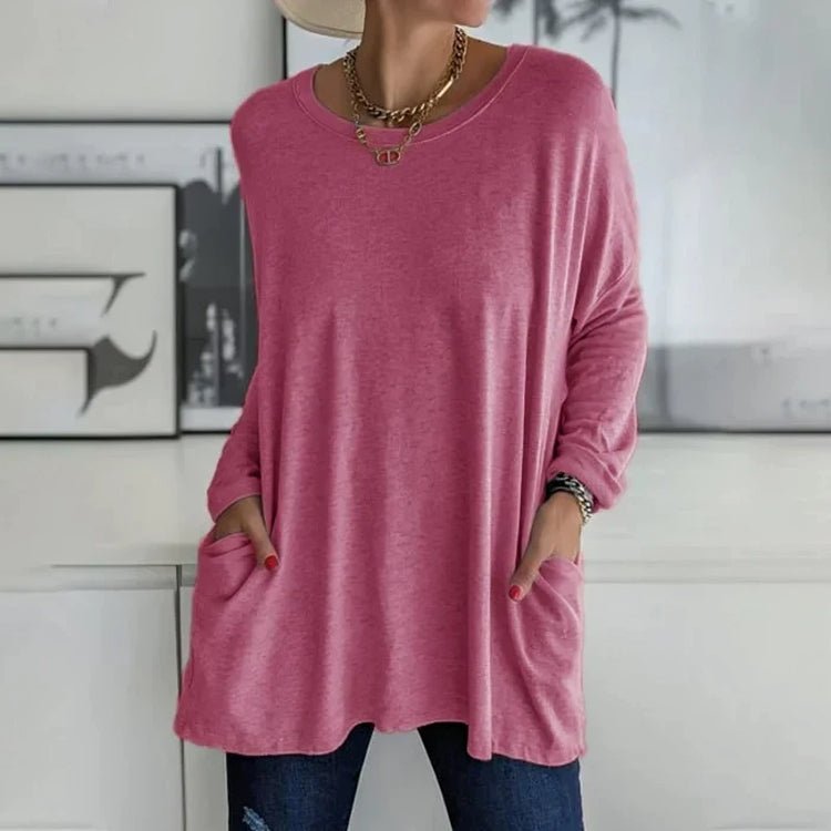 EB | Übergroßer Lässiger Warmer Pullover