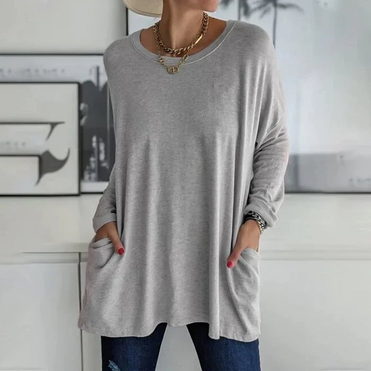 EB | Übergroßer Lässiger Warmer Pullover