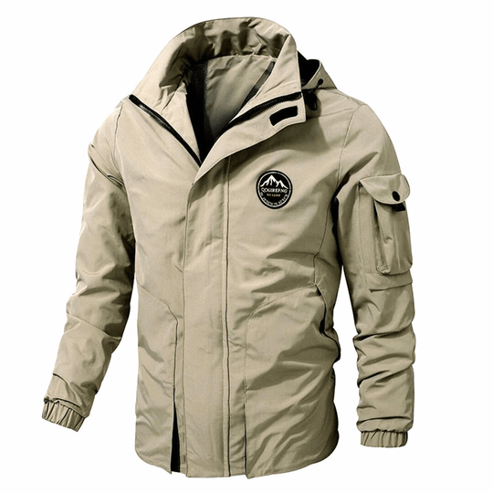 EB | Herren Winterjacke – Mit Kapuze und Taschen für die Ärmel