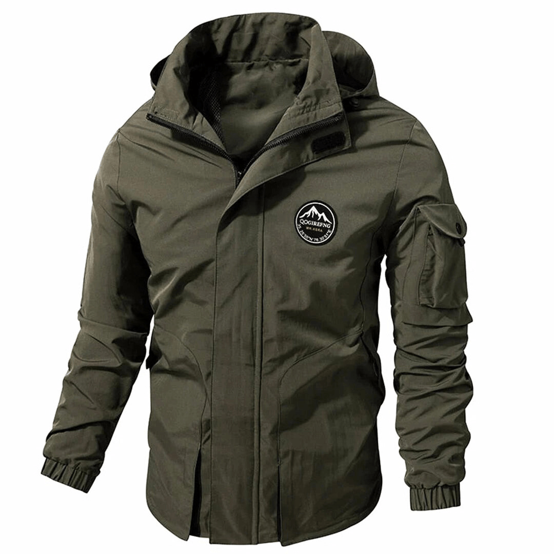 EB | Herren Winterjacke – Mit Kapuze und Taschen für die Ärmel