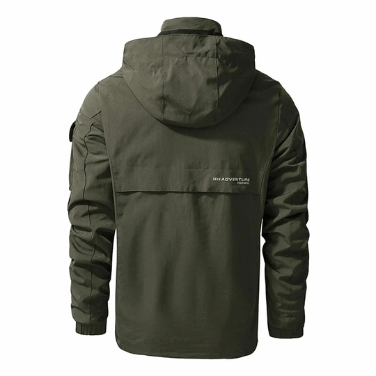 EB | Herren Winterjacke – Mit Kapuze und Taschen für die Ärmel