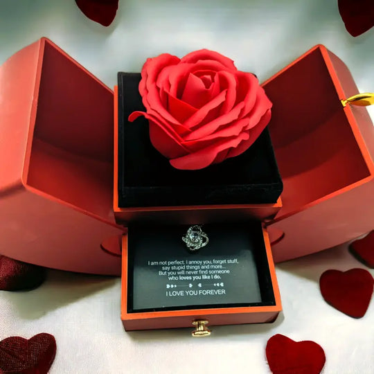 EB Liebe Halskette Luxus Rose Box
