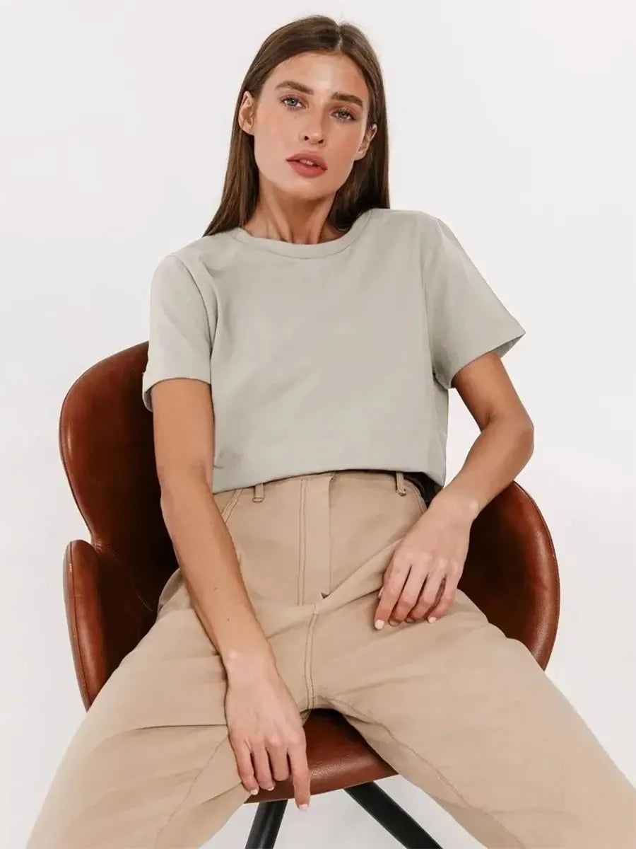 EB | Damen-T-Shirt Aus 100% Baumwolle