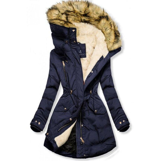 EB | Gepolsterte Jacke mit Warmem Plüschfutter