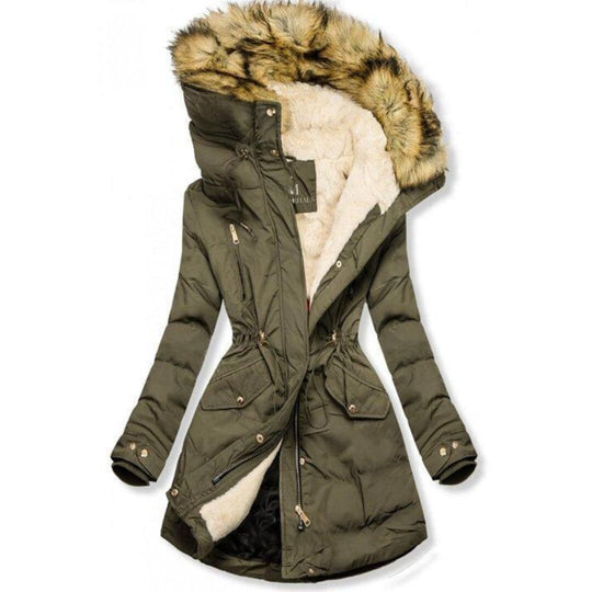 EB | Gepolsterte Jacke mit Warmem Plüschfutter
