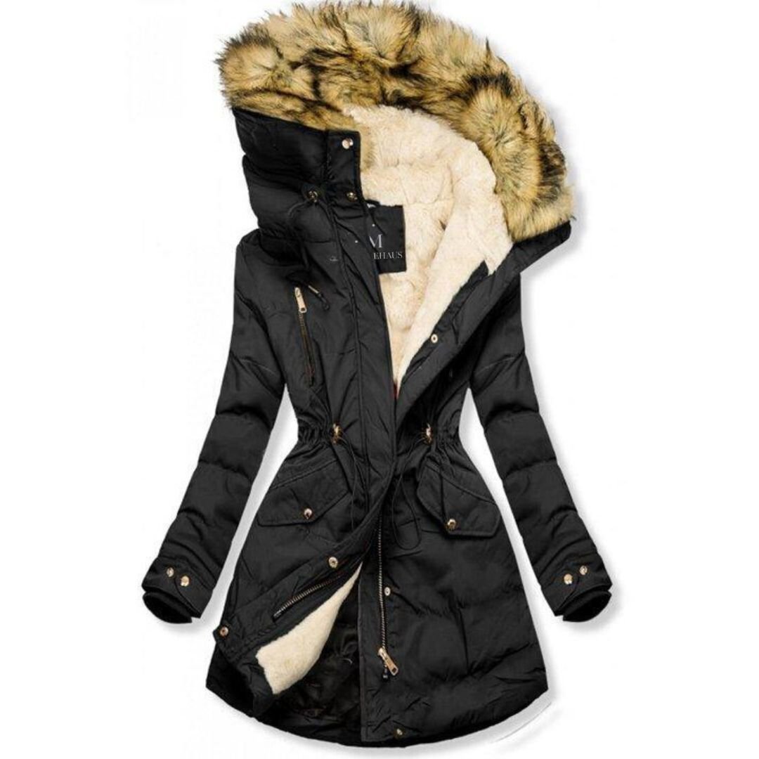 EB | Gepolsterte Jacke mit Warmem Plüschfutter