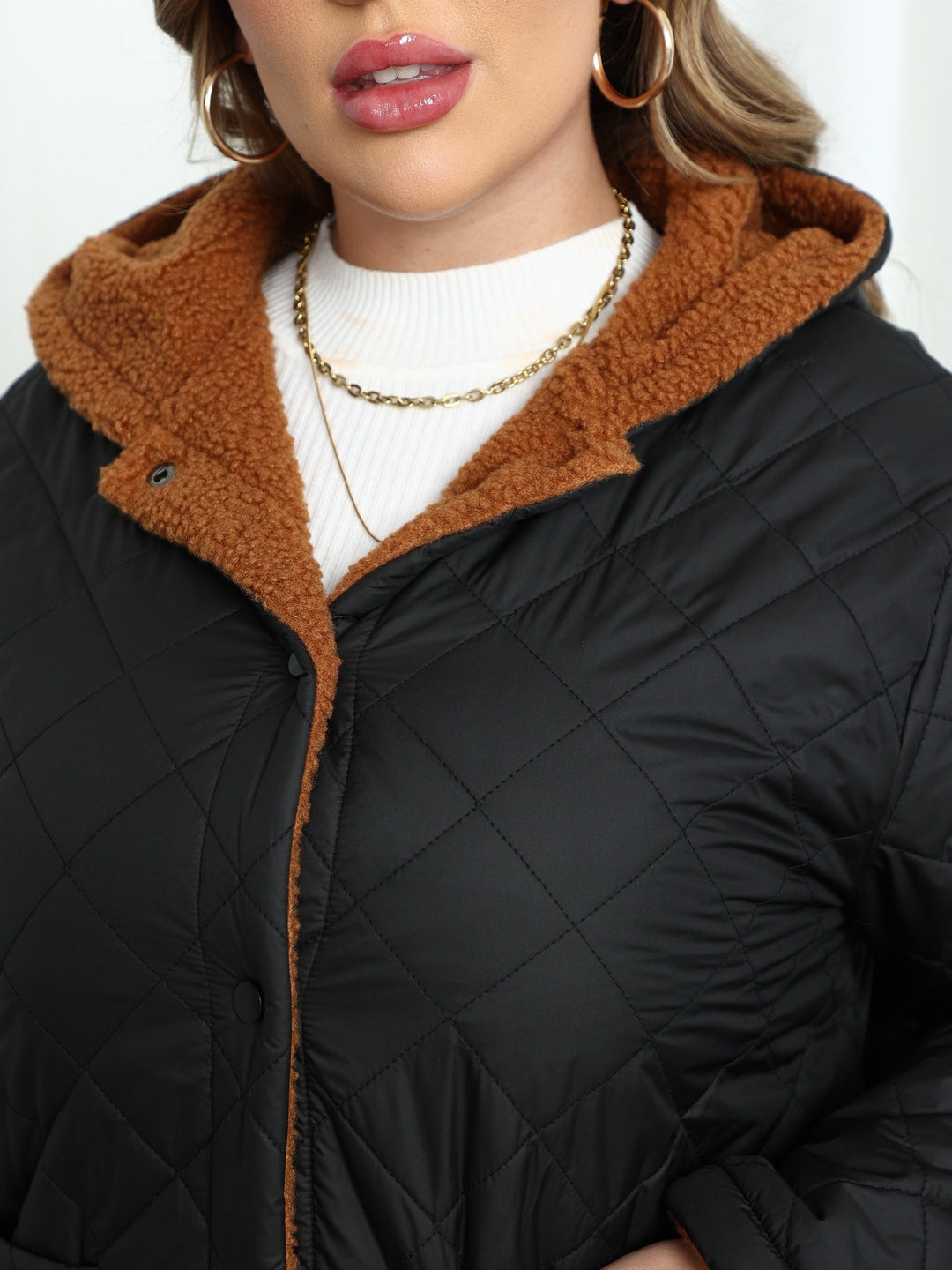 EB | Winterjacke In Großen Größen - Schwarz