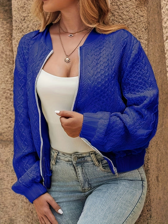 EB | Texturierte Bomberjacke