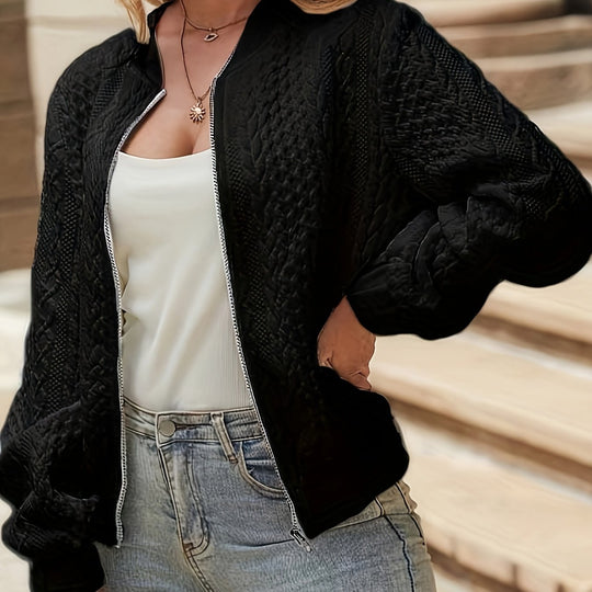 EB | Texturierte Bomberjacke