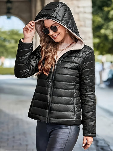 EB | Warme Gepolsterte Hoodie-Jacke