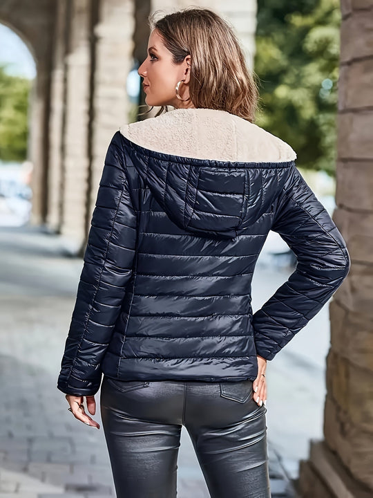 EB | Warme Gepolsterte Hoodie-Jacke