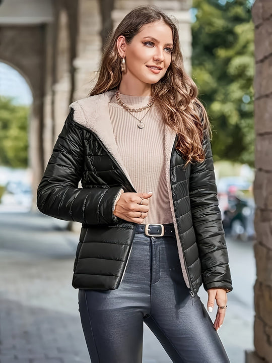 EB | Warme Gepolsterte Hoodie-Jacke