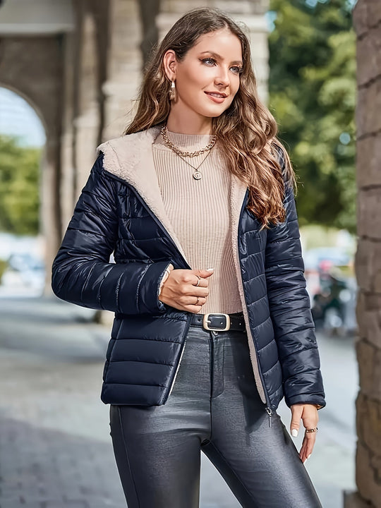 EB | Warme Gepolsterte Hoodie-Jacke