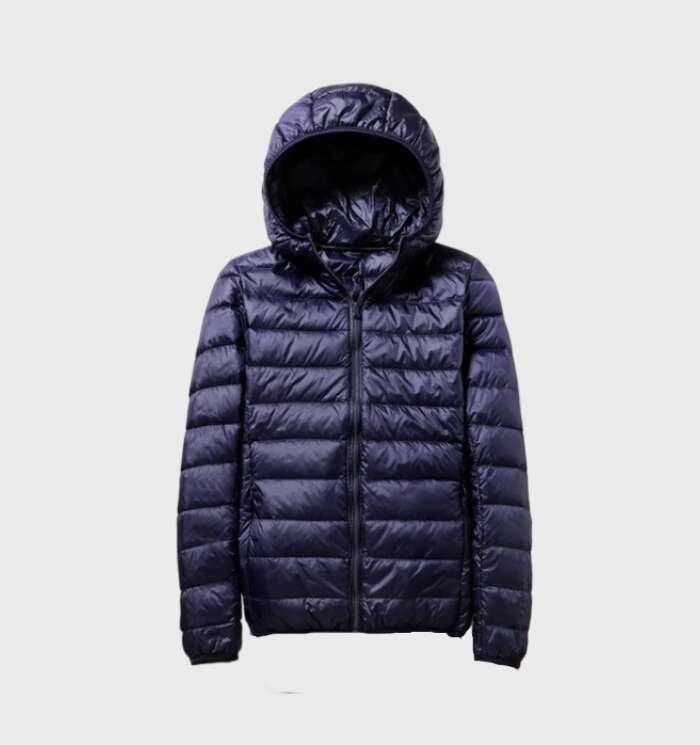 EB | Warme Daunenjacke mit Kapuze für Frauen