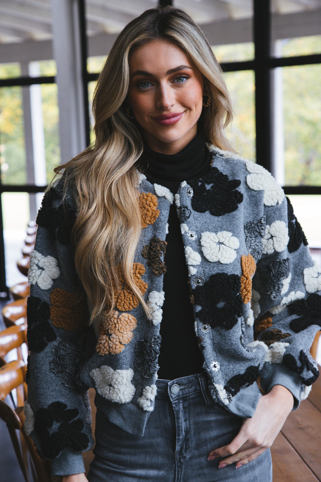 EB | Gefrorene Blume Sherpa Jacke