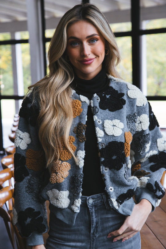 EB | Gefrorene Blume Sherpa Jacke