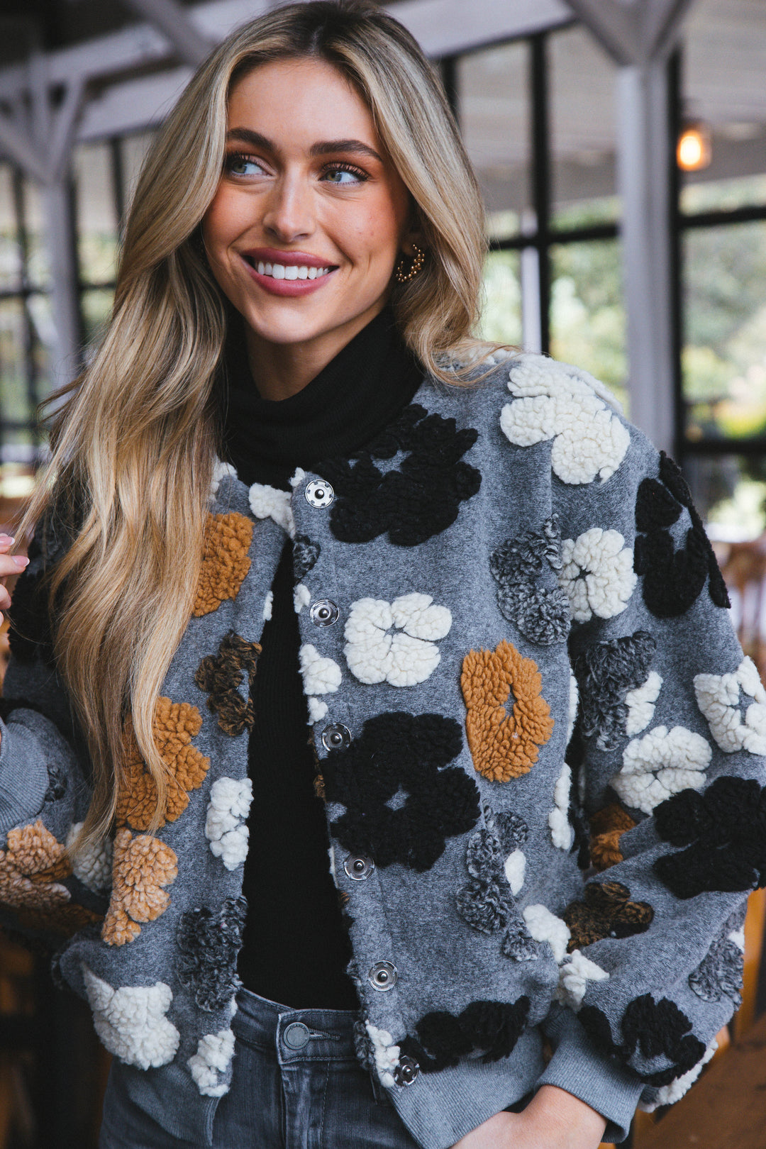 EB | Gefrorene Blume Sherpa Jacke