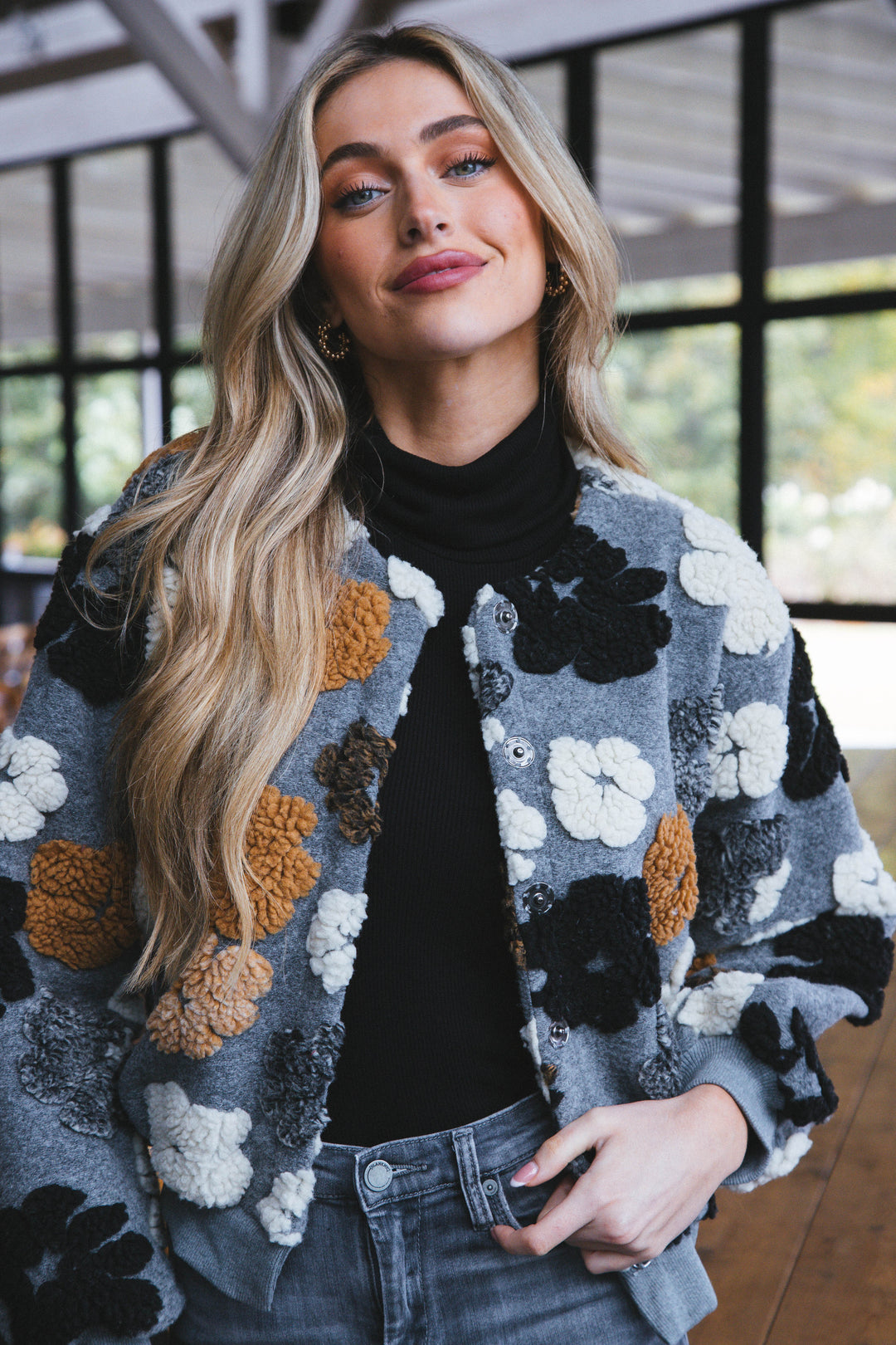 EB | Gefrorene Blume Sherpa Jacke