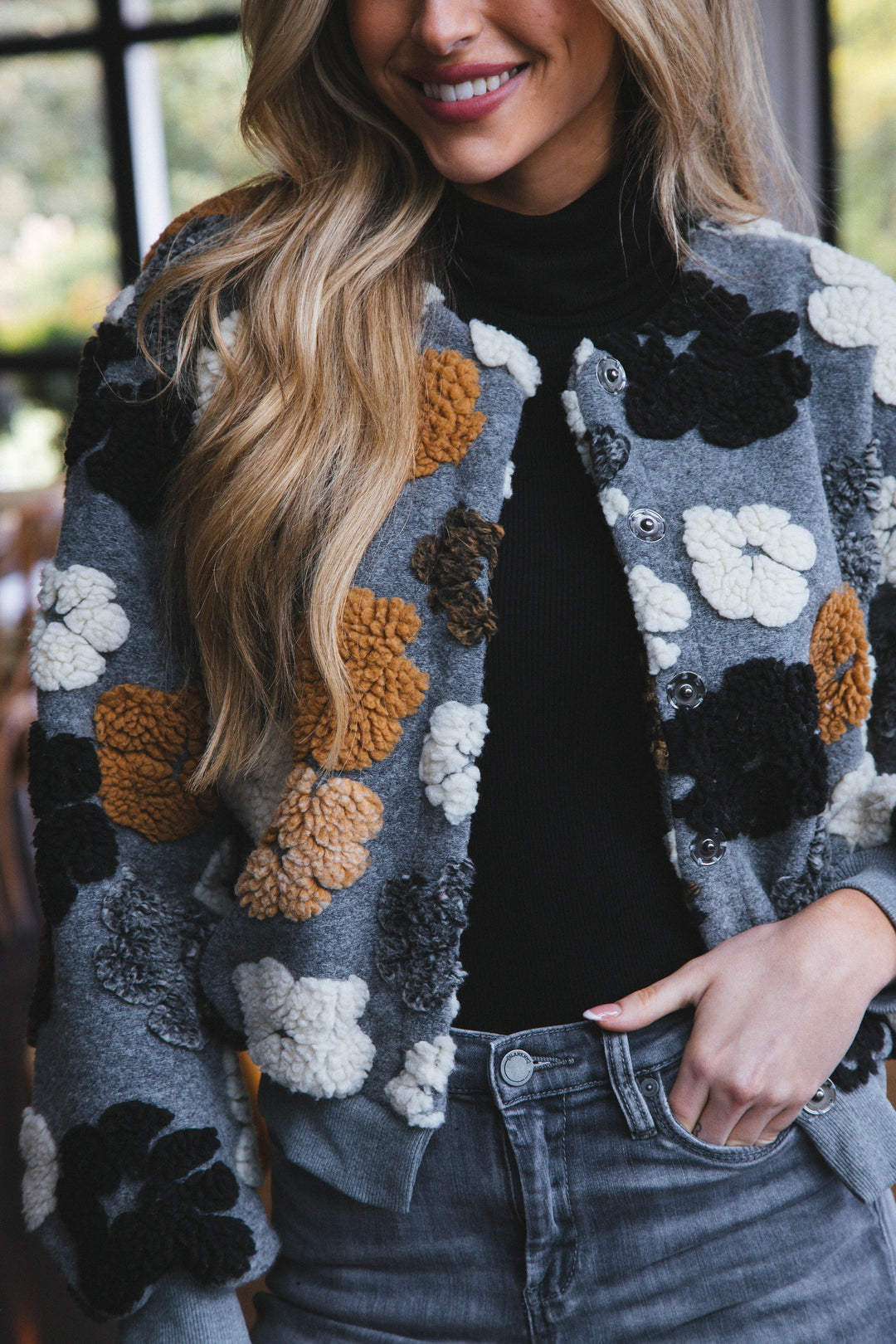 EB | Gefrorene Blume Sherpa Jacke