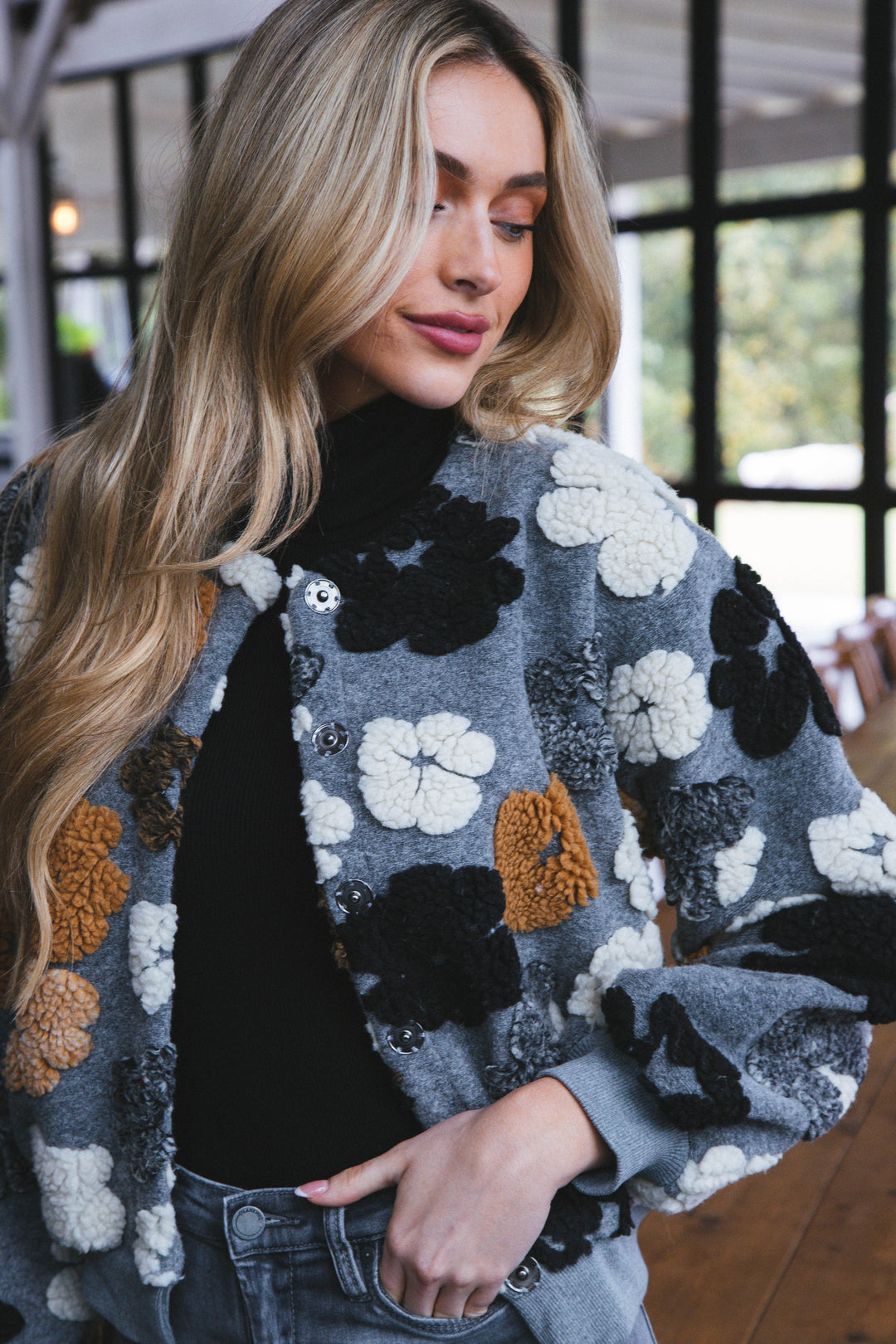 EB | Gefrorene Blume Sherpa Jacke