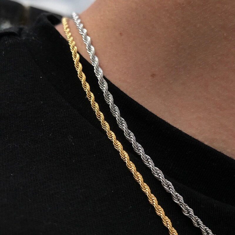 EB Stilvolle Herren-Halskette mit Kette