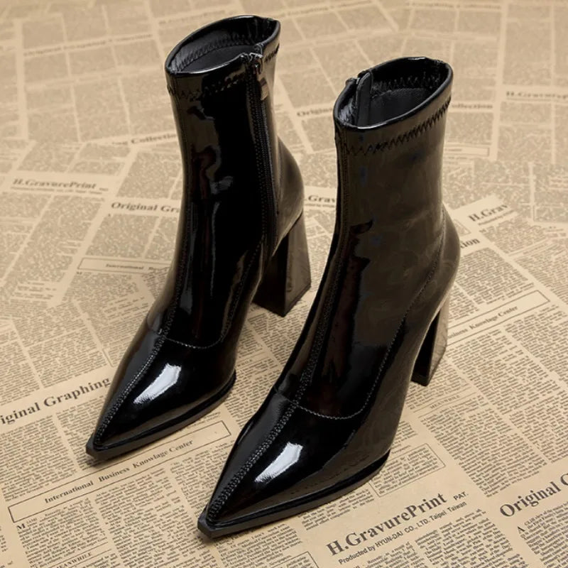 EB |  Damen-Stiefeletten mit hohem Absatz