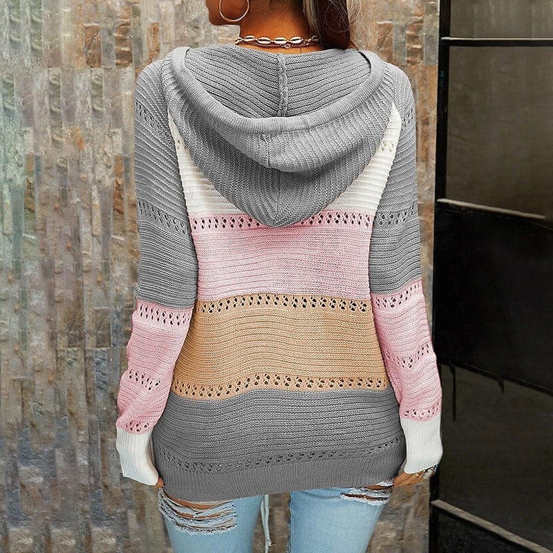 EB | Pullover für Damen Chic Gestrickt Für Freizeitbekleidung