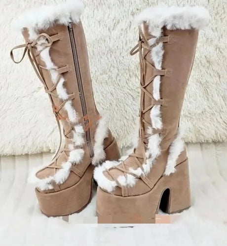 EB | Neue Winter Frauen Schnee Stiefel Plattform  (Saison  1)
