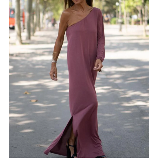 EB | Elegantes und Leichtes Ein-Schulter-Kleid