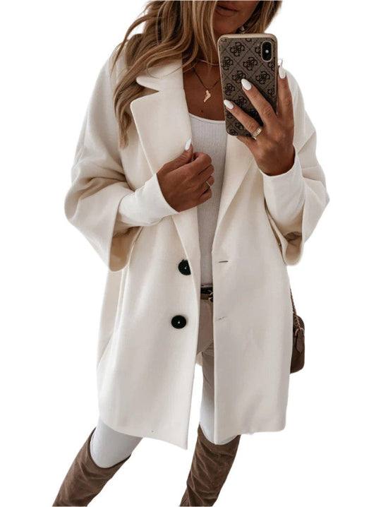 EB | Damen Oversized Kokonmantel