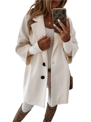 EB | Damen Oversized Kokonmantel
