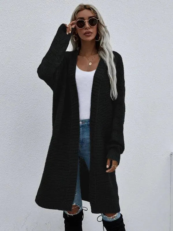 EB | Strick Lang Frauen Strickjacke Pullover