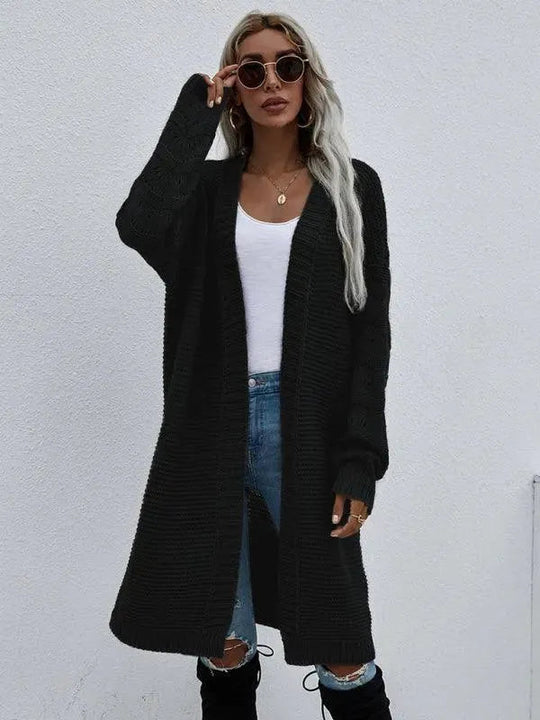 EB | Strick Lang Frauen Strickjacke Pullover