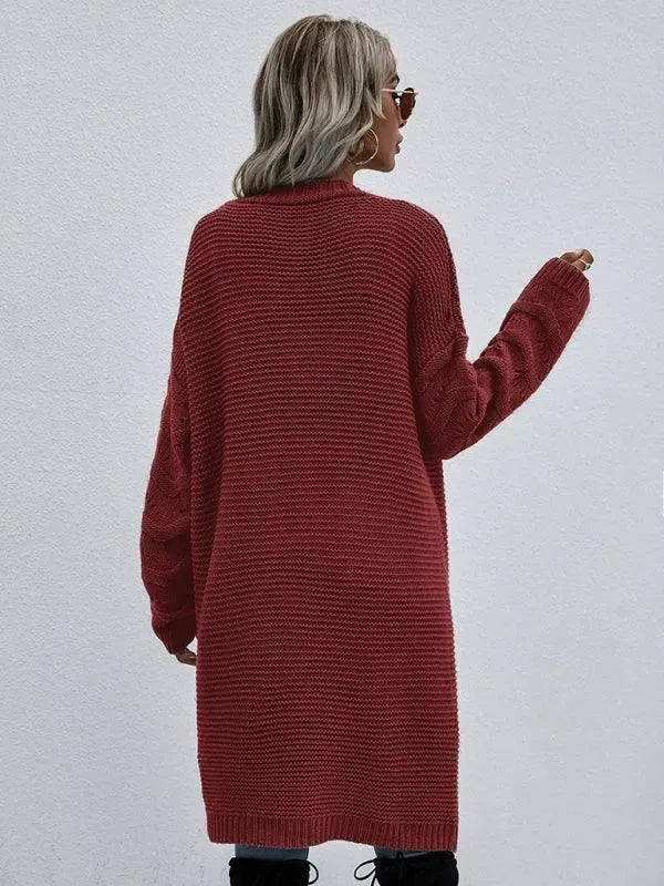 EB | Strick Lang Frauen Strickjacke Pullover