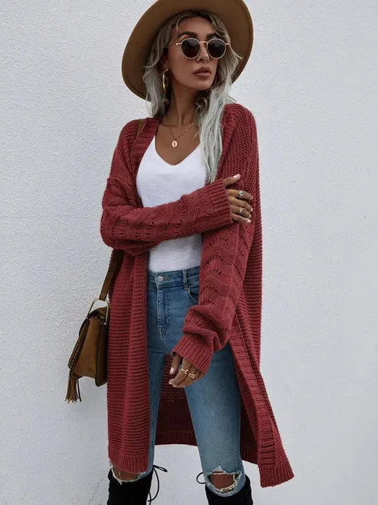 EB | Strick Lang Frauen Strickjacke Pullover
