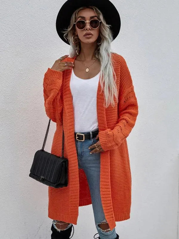 EB | Strick Lang Frauen Strickjacke Pullover