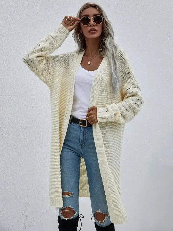 EB | Strick Lang Frauen Strickjacke Pullover