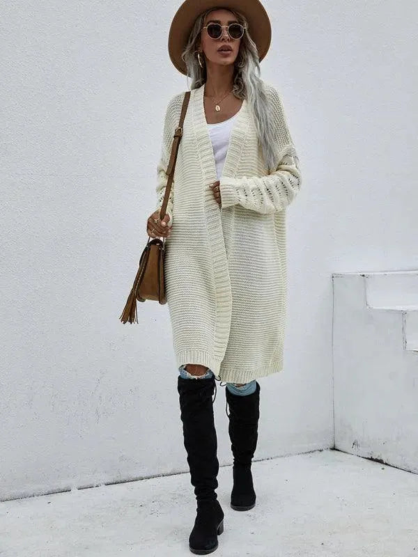EB | Strick Lang Frauen Strickjacke Pullover