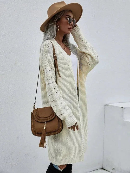 EB | Strick Lang Frauen Strickjacke Pullover