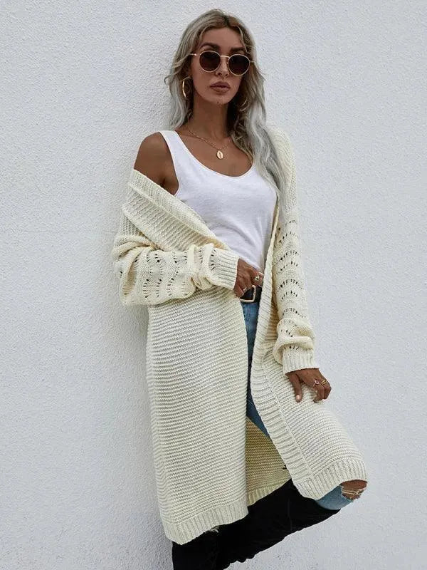 EB | Strick Lang Frauen Strickjacke Pullover