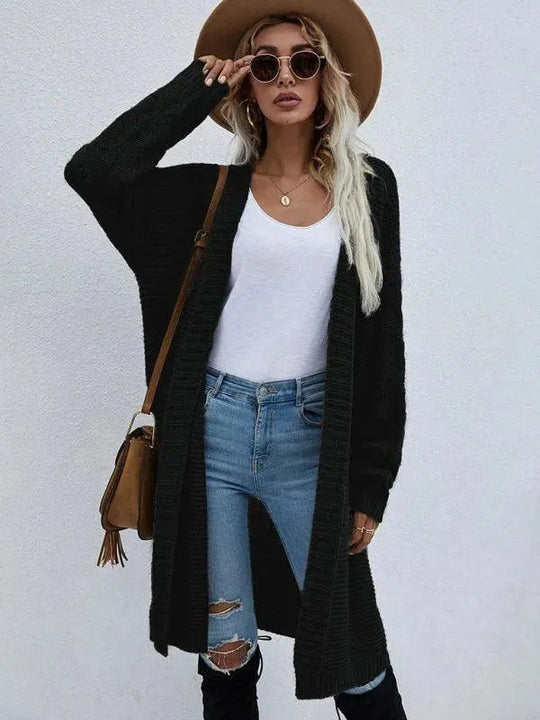 EB | Strick Lang Frauen Strickjacke Pullover