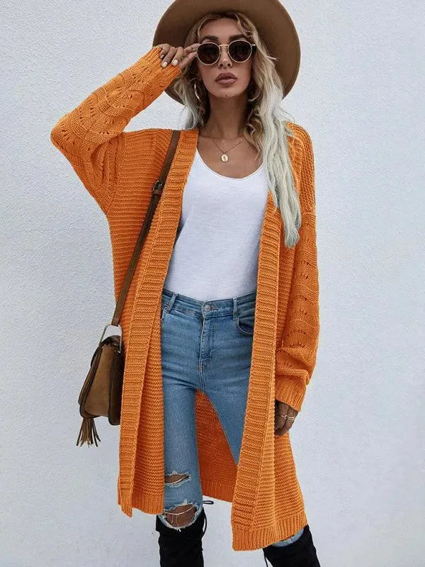 EB | Strick Lang Frauen Strickjacke Pullover