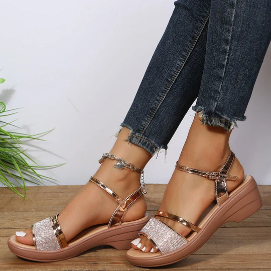 EB | Orthopädische Sandalen mit Keilabsatz