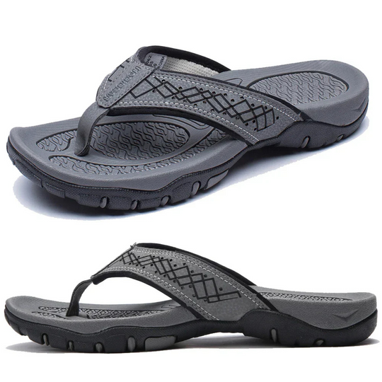 EB | Herren Schwarz Outdoor Sandalen Robust