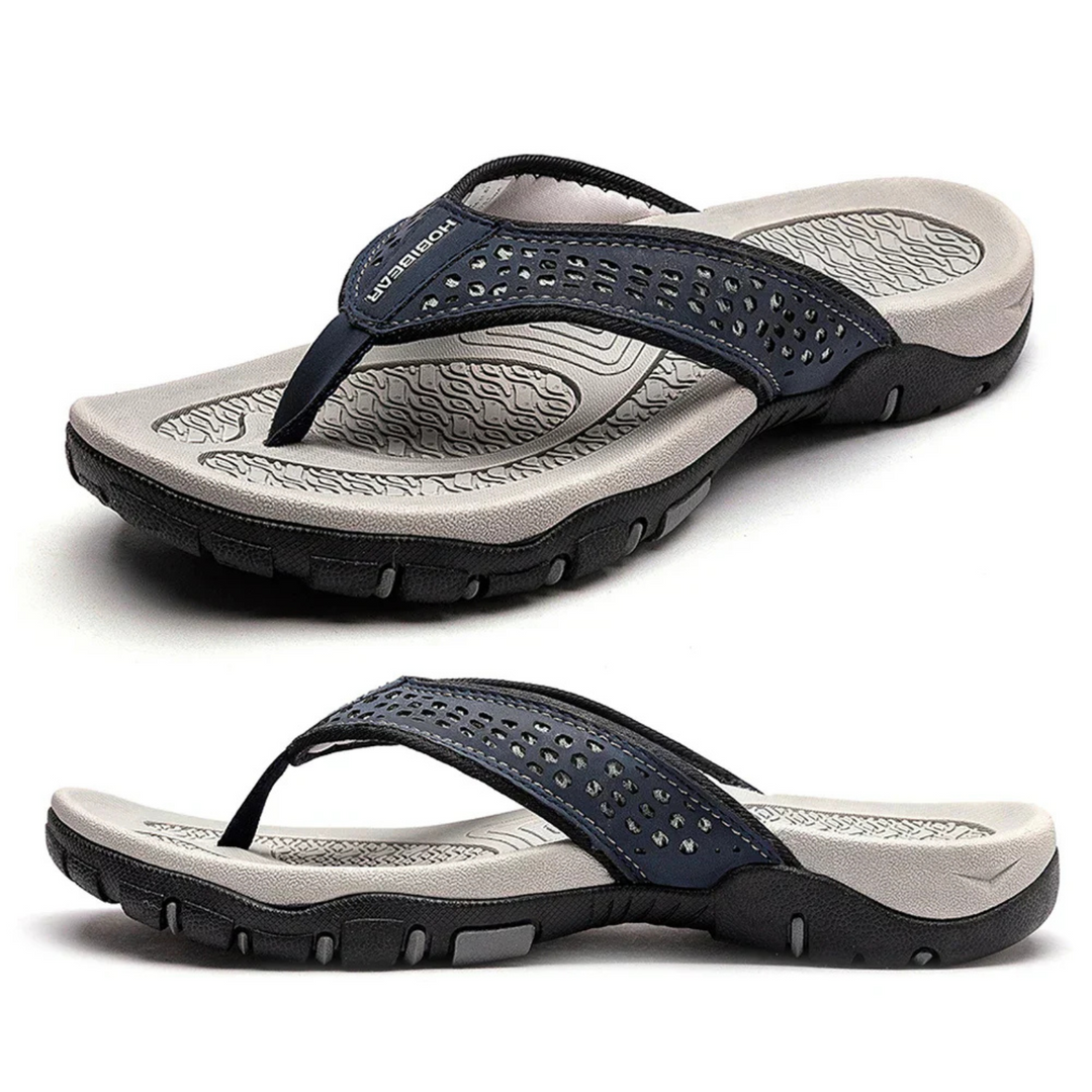 EB | Herren Schwarz Outdoor Sandalen Robust